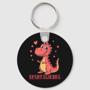 Heartasaurus Süßes Dinosaurier Valentins-Design  Schlüsselanhänger