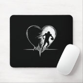 Heartbeat 1 mousepad (Mit Mouse)