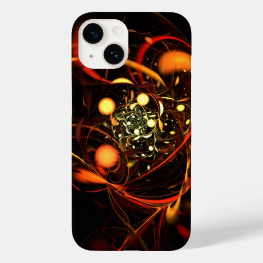 Heartbeat Abstrakt Art Case-Mate iPhone Hülle (Rückseite)