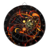 Heartbeat Abstrakt Art Dartscheibe (vorne)