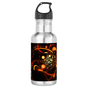 Heartbeat Abstrakt Art Flasche Edelstahlflasche