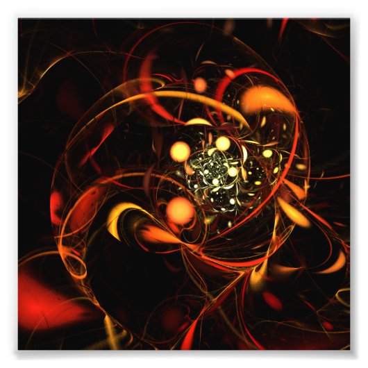 Heartbeat Abstrakt Art Foto Print (Vorne)