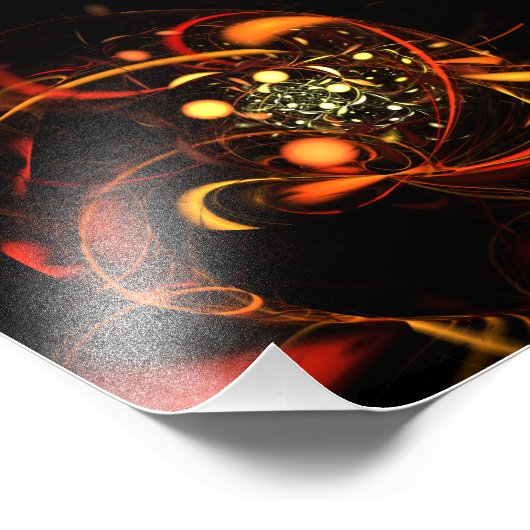 Heartbeat Abstrakt Art Foto Print (Ecke)