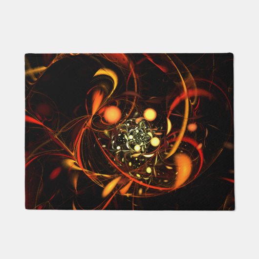 Heartbeat Abstrakt Art Fußmatte (Vorderseite)