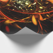 Heartbeat Abstrakt Art Geschenkpapier (Ecke)