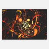 Heartbeat Abstrakt Art Geschenkpapier Set (Vorderseite 2)