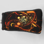 Heartbeat Abstrakt Art Golf Headcover (Vorderseite)