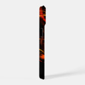 Heartbeat Abstrakt Art iPhone 15 Hülle (Rechte Seite)