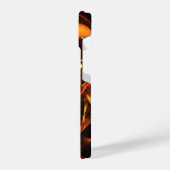 Heartbeat Abstrakt Art iPhone Hülle (Linke Seite)