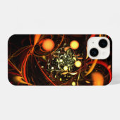 Heartbeat Abstrakt Art iPhone Hülle (Rückseite (Horizontal))