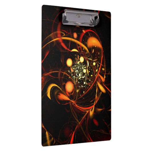 Heartbeat Abstrakt Art Klemmbrett (Rechts)