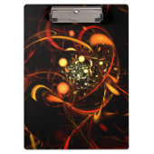 Heartbeat Abstrakt Art Klemmbrett (Vorderseite)