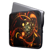 Heartbeat Abstrakt Art Laptop Laptopschutzhülle (Vorderseite Links)