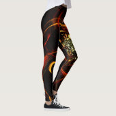 Heartbeat Abstrakt Art Leggings (Rechts)