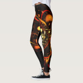 Heartbeat Abstrakt Art Leggings (Links)