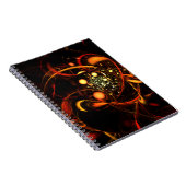 Heartbeat Abstrakt Art Notebook Notizblock (Rechte Seite)