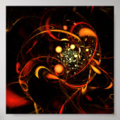 Heartbeat Abstrakt Art Poster (Vorne)