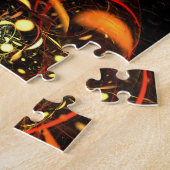 Heartbeat Abstrakt Art Puzzle (Seite)