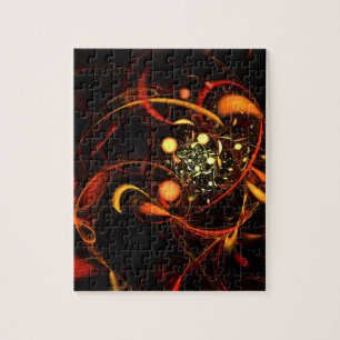 Heartbeat Abstrakt Art Puzzle