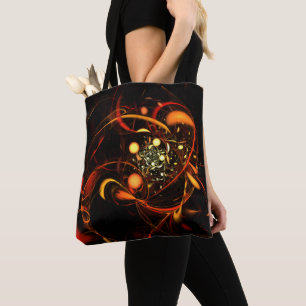 Heartbeat Abstrakt Art Tasche