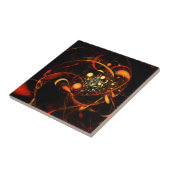 Heartbeat Abstrakt Art Tile Fliese (Seite)