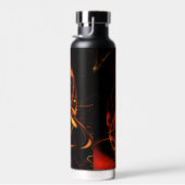 Heartbeat Abstrakt Art Trinkflasche (Rechts)