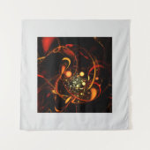 Heartbeat Abstrakt Art Wandteppich (Vorderseite (Horizontal))