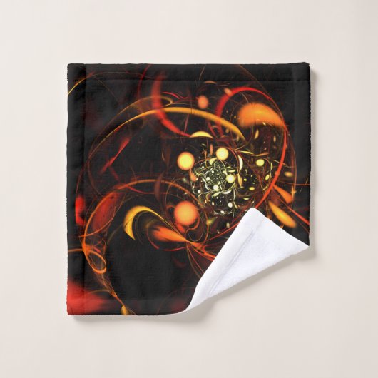 Heartbeat Abstrakt Art Waschlappen (Waschlappen)