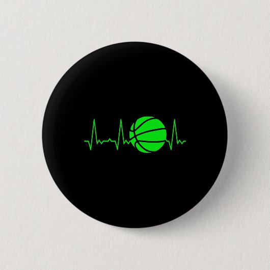 Heartbeat Basketball 5 Button (Vorderseite)