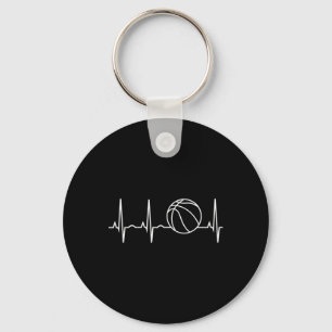 Heartbeat Basketball Bester Basketball-Spieler und Schlüsselanhänger