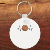 Heartbeat Basketball Schlüsselanhänger (Vorderseite)