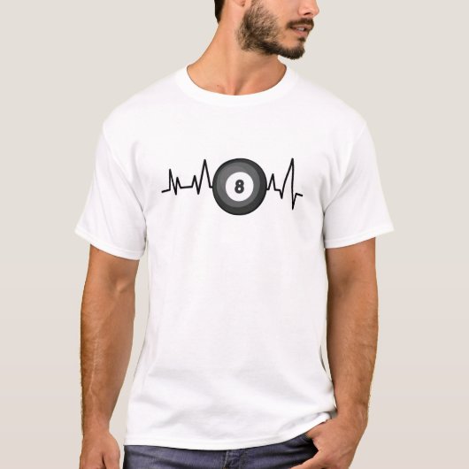 Heartbeat - Billard T-Shirt (Vorderseite)