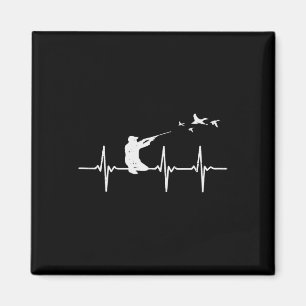 Heartbeat Bird Shooting Jagd Ente Gänse Hunter Magnet