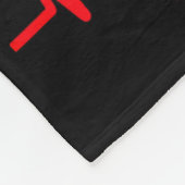 Heartbeat Black History Afrika Amerika Juneteenth Fleecedecke (Ecke)