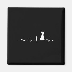 Heartbeat Bly Dancing Ekg Lover Magnet