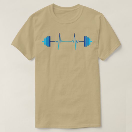 Heartbeat-Bodybuilding T-Shirt (Design vorne)