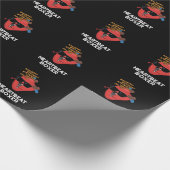 Heartbeat Boxer Funny Music Heart Pub Dark BG Geschenkpapier (Ecke)