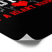 Heartbeat Brother Gift Poster (Ecke)