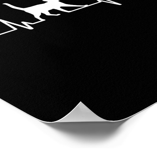 Heartbeat Cat  Poster (Ecke)