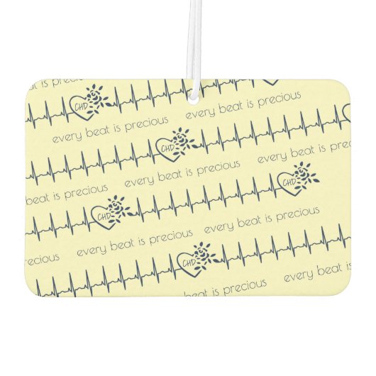 Heartbeat CHD Air Fresheners Autolufterfrischer (Rückseite)