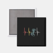 Heartbeat-Controller für Nerd-Multiplayer-Gaming Magnet (Vorderseite/Rückseite)