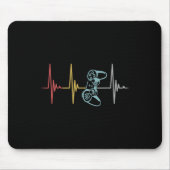 Heartbeat-Controller für Nerd-Multiplayer-Gaming Mousepad (Vorne)