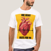 Heartbeat Design T - Shirt (Vorderseite)