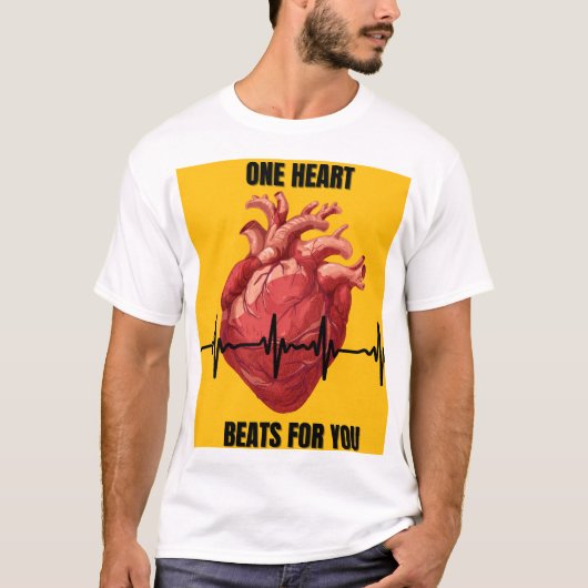 Heartbeat Design T - Shirt (Vorderseite)
