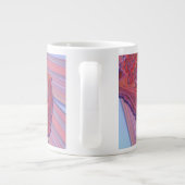 Heartbeat-Design-Tasse Jumbo-Tasse (Rückseite)