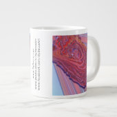 Heartbeat-Design-Tasse Jumbo-Tasse (Vorderseite Rechts)