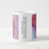 Heartbeat-Design-Tasse Jumbo-Tasse (Vorderseite)