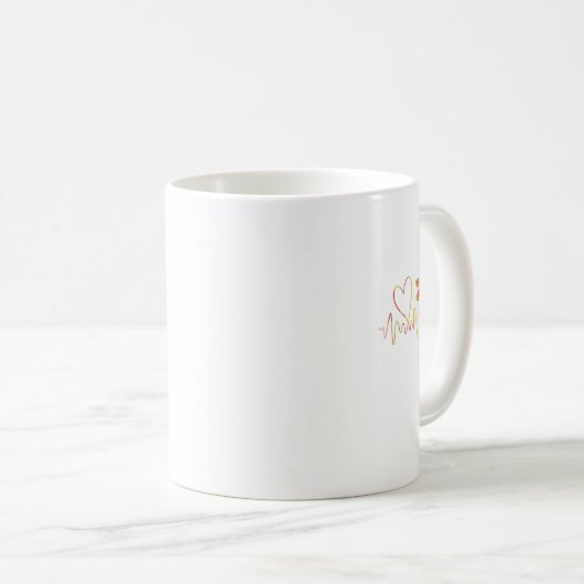 Heartbeat Dragonfly Kaffeetasse (VorderseiteRechts)
