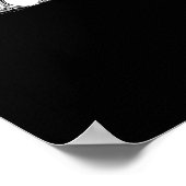 Heartbeat Drum Set Drummer Musiker Drumsticks Poster (Ecke)