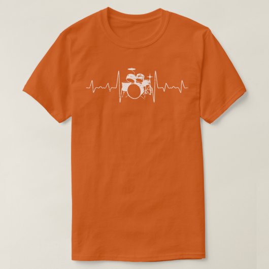 Heartbeat Drums T-Shirt (Design vorne)